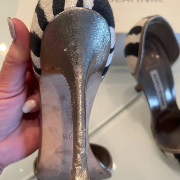 Zebra print Manolo Blahnik heels - Picture 12 of 16